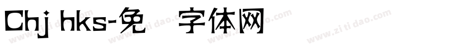Chj hks字体转换